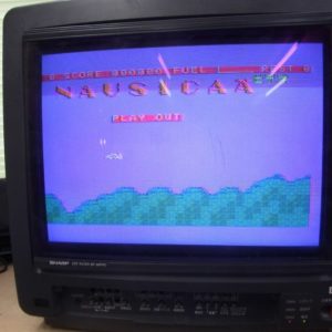 MSX版ナウシカのタイトル画面です