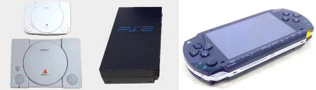 プレイステーション、PS2、PSP